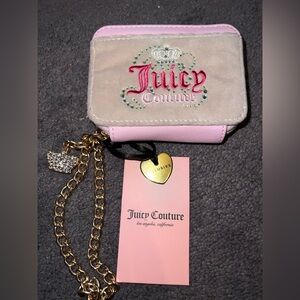 Juicy Couture dreamy tan and beige wallet